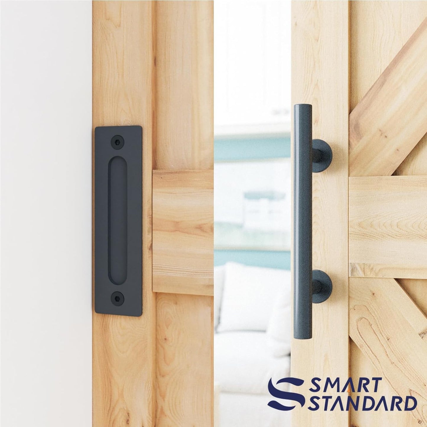 Sliding Barn Door Hardware Whole Kit, I Shape Hanger