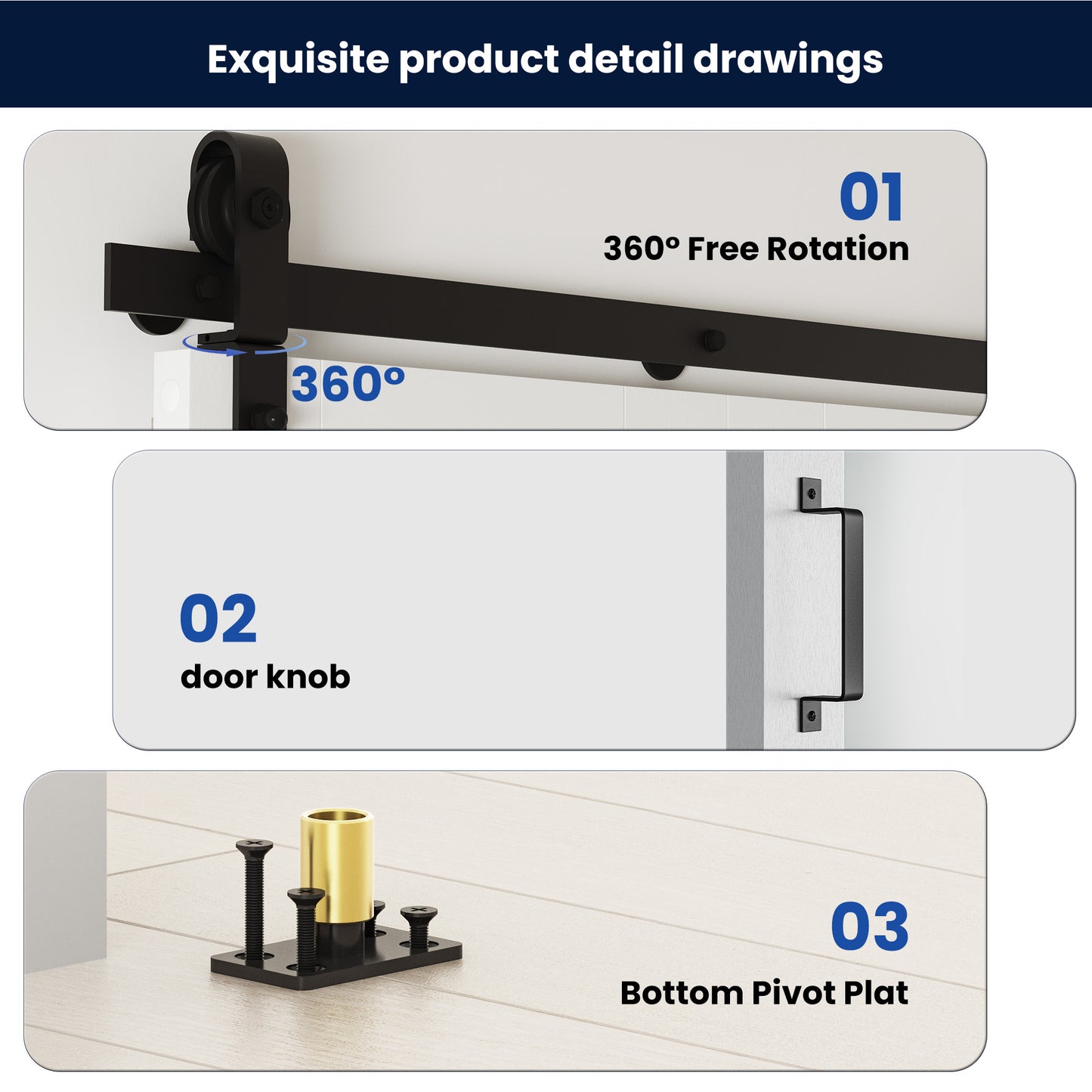 SMARTSTANDARD 28" x 84" Bifold Sliding Barn Door, K Shaped Panel with Sliding Hardware Kit Set, Finished Closet Door Slab, 2.67FT Track for 2 Doors, MDF, White