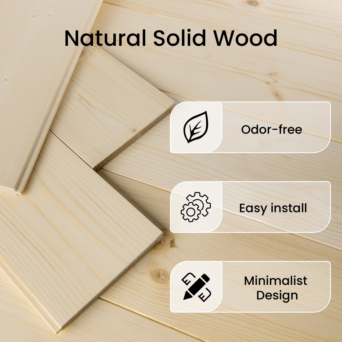 SMARTSTANDARD 26in x 84in Sliding Barn Door with Brushed Nickel Hardware | 5FT Track Kit & Handle, Assembly is Required, DIY Unfinished Solid Spruce Wood Panelled Slab, K-Frame