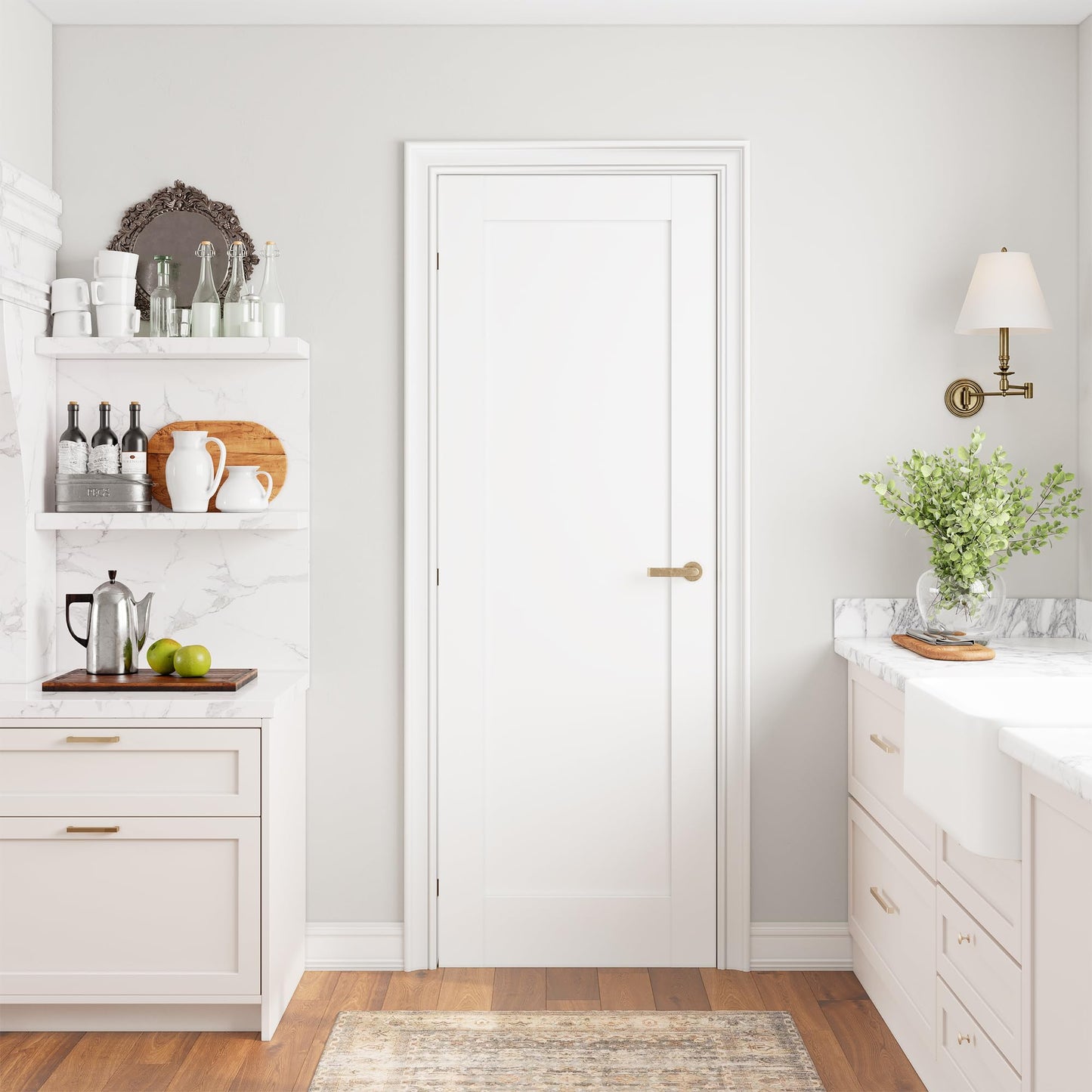 SMARTSTANDARD 28" x 80" Slab Door, Solid Core Interior Door, Pre-Assembled